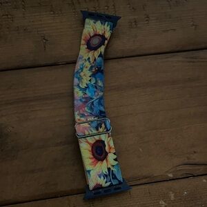 Floral Patterned Watch Band